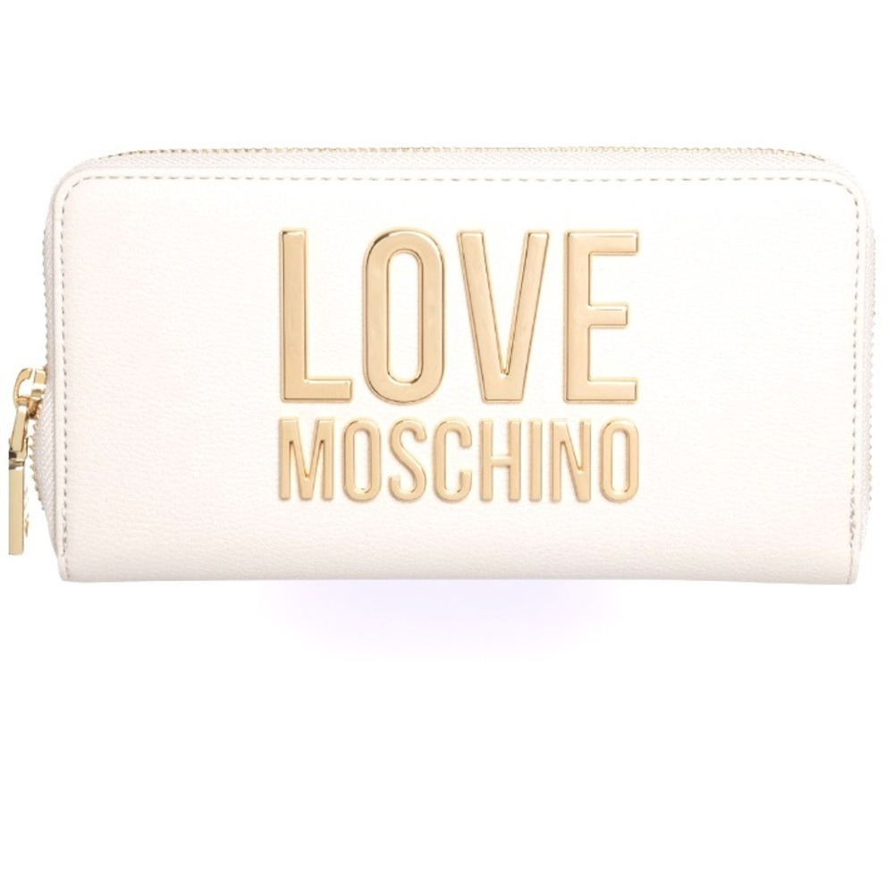 Love Moschino Cream Gold Long Wallet